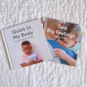 Lovevery Book Bundle Emotion Quiet In My Body Two Big Feelings Hardcover Lot